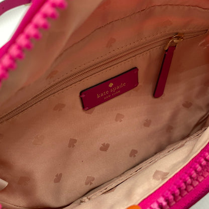 【中古品】【メンズ/レディース】 KATE SPADE ケイト スペード WASTE POACH ウェスト ポーチ カバン 188-260718-sa-16-tei カラー：ピンク 万代Net店