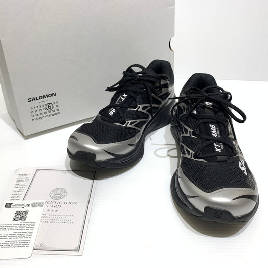 【中古品】【メンズ】 MM6 エムエムシックス メゾン マルジェラ × Salomon サロモン 別注 コラボ XT-MM6 BLACK FTW SILVER SH1WS0020-P6303 スニーカー 靴 シューズ スポーツユーティリティ 162-260804-ko-01-tei サイズ：27cm カラー：ブラックシルバー 万代Net店