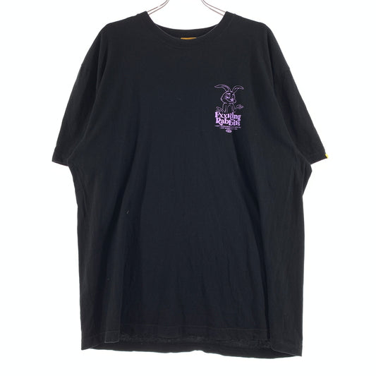 【中古品】【メンズ】 #FR2 エフアールツー CAUTION PRINT S/S TEE コーション プリント ショートスリーブ Tシャツ 半袖 トップス 142-260720-ko-35-tei サイズ：XL カラー：ブラック 万代Net店