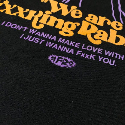 【中古品】【メンズ】 #FR2 エフアールツー CAUTION PRINT S/S TEE コーション プリント ショートスリーブ Tシャツ 半袖 トップス 142-260720-ko-35-tei サイズ：XL カラー：ブラック 万代Net店