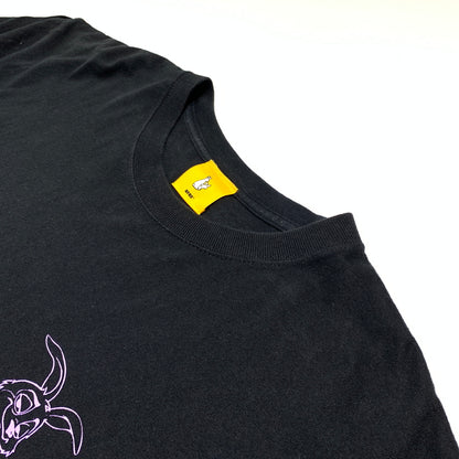 【中古品】【メンズ】 #FR2 エフアールツー CAUTION PRINT S/S TEE コーション プリント ショートスリーブ Tシャツ 半袖 トップス 142-260720-ko-35-tei サイズ：XL カラー：ブラック 万代Net店