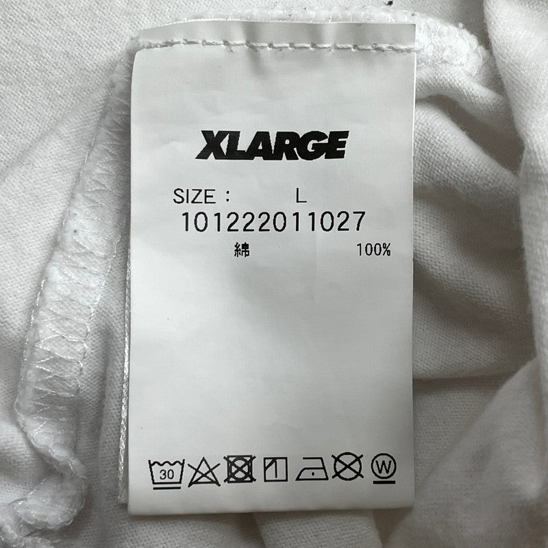 【中古品】【メンズ】 X-LARGE エックス ラージ GRAPHIC LOGO S/S TEE グラフィック ロゴ ショート スリーブ Tシャツ 半袖 トップス 142-260801-sa-23-tei サイズ：L カラー：ホワイト 万代Net店