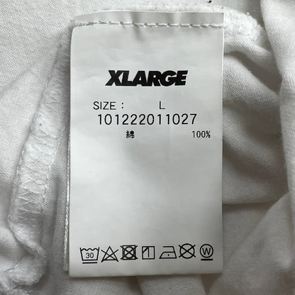 【中古品】【メンズ】 X-LARGE エックス ラージ GRAPHIC LOGO S/S TEE グラフィック ロゴ ショート スリーブ Tシャツ 半袖 トップス 142-260801-sa-23-tei サイズ：L カラー：ホワイト 万代Net店