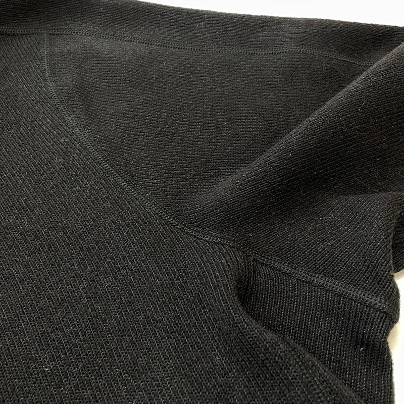【中古品】【メンズ】 NIKE ナイキ × STUSSY ステューシー 別注コラボ FLEECE THERMAL HQ8528-010 フリース サーマル 長袖 トップス トレーナー 142-260719-sa-05-tei サイズ：M カラー：ブラック 万代Net店