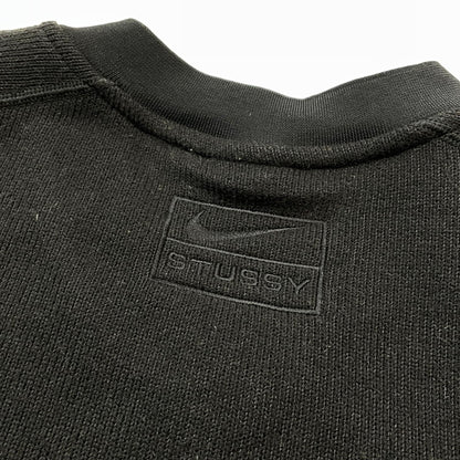 【中古品】【メンズ】 NIKE ナイキ × STUSSY ステューシー 別注コラボ FLEECE THERMAL HQ8528-010 フリース サーマル 長袖 トップス トレーナー 142-260719-sa-05-tei サイズ：M カラー：ブラック 万代Net店