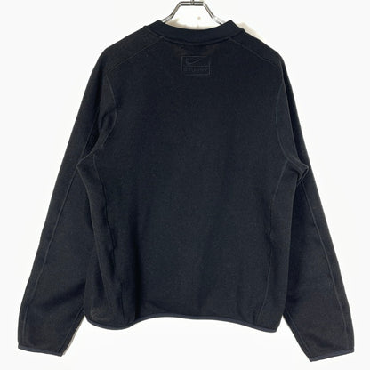【中古品】【メンズ】 NIKE ナイキ × STUSSY ステューシー 別注コラボ FLEECE THERMAL HQ8528-010 フリース サーマル 長袖 トップス トレーナー 142-260719-sa-05-tei サイズ：M カラー：ブラック 万代Net店