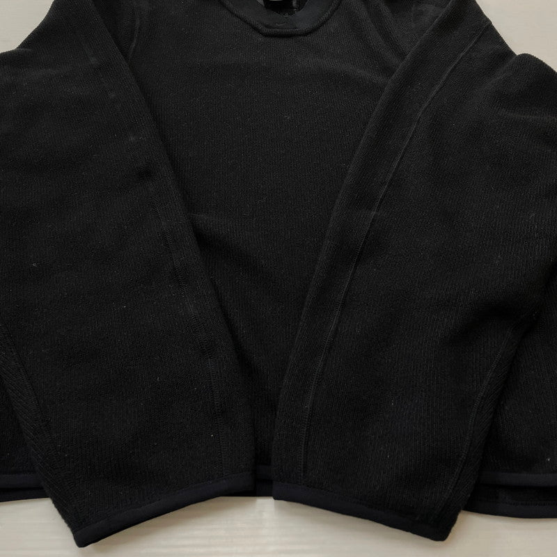 【中古品】【メンズ】 NIKE ナイキ × STUSSY ステューシー 別注コラボ FLEECE THERMAL HQ8528-010 フリース サーマル 長袖 トップス トレーナー 142-260719-sa-05-tei サイズ：M カラー：ブラック 万代Net店