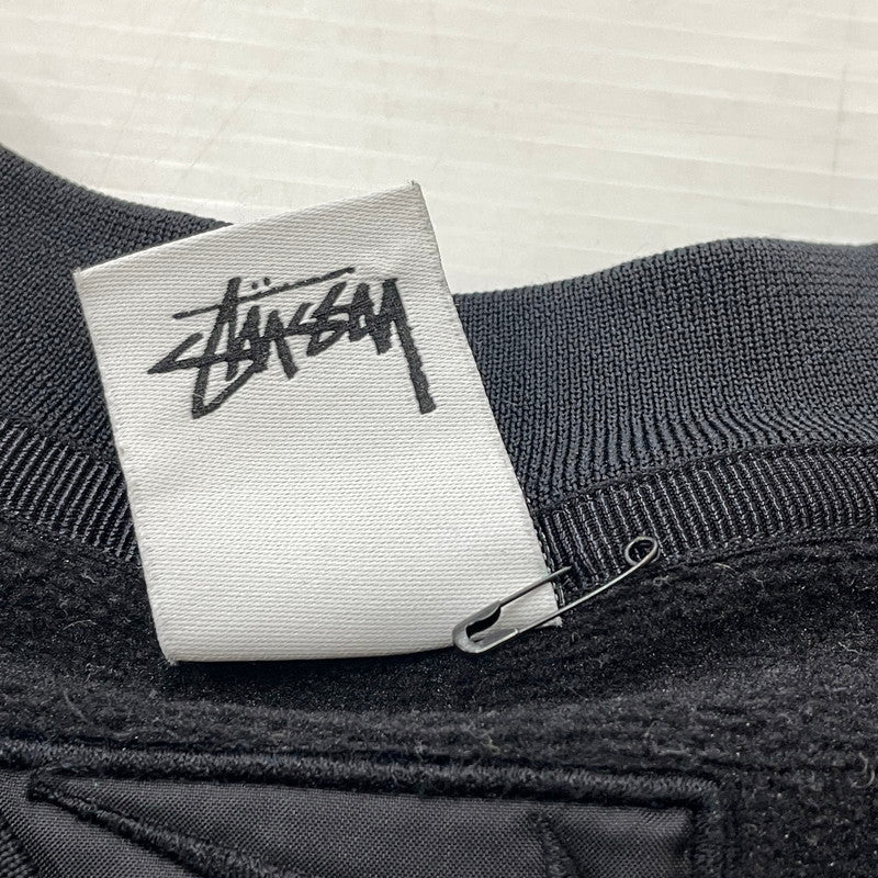 【中古品】【メンズ】 NIKE ナイキ × STUSSY ステューシー 別注コラボ FLEECE THERMAL HQ8528-010 フリース サーマル 長袖 トップス トレーナー 142-260719-sa-05-tei サイズ：M カラー：ブラック 万代Net店