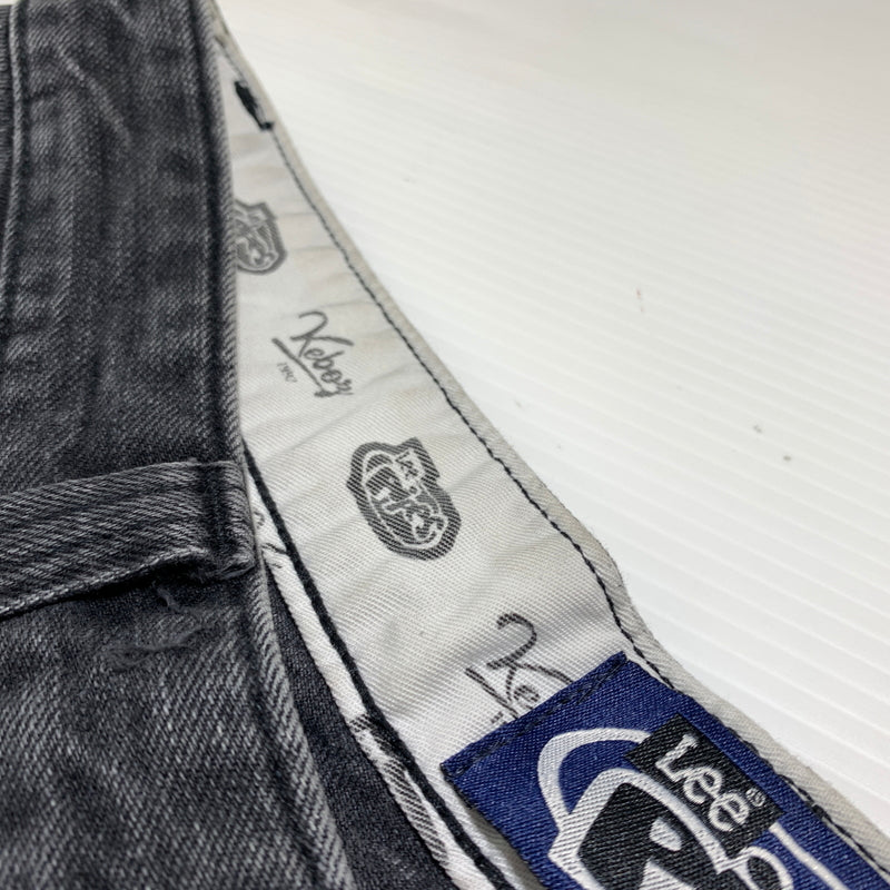 【中古品】【メンズ】 Lee Pipes リー・パイプス × KEBOZ ケボズ 別注 コラボ BAGGY DENIM PANTS LB0438 バギー デニムパンツ ボトムス ワイドパンツ 153-260720-ko-10-tei サイズ：L カラー：ブラック 万代Net店