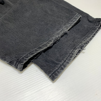 【中古品】【メンズ】 Lee Pipes リー・パイプス × KEBOZ ケボズ 別注 コラボ BAGGY DENIM PANTS LB0438 バギー デニムパンツ ボトムス ワイドパンツ 153-260720-ko-10-tei サイズ：L カラー：ブラック 万代Net店