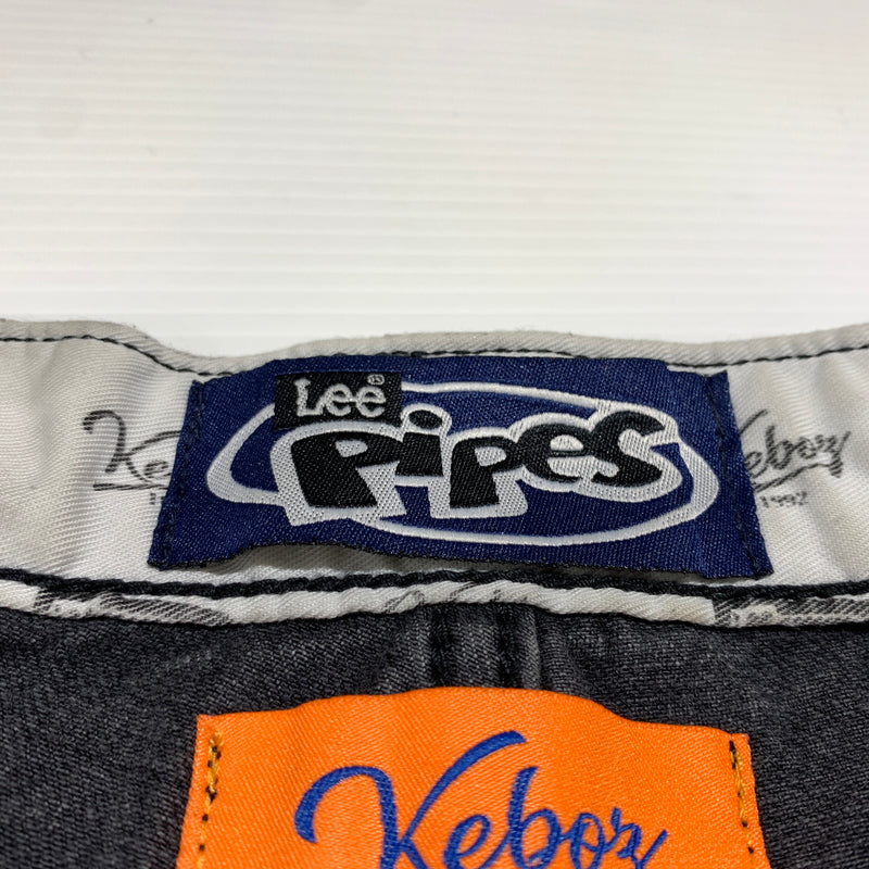【中古品】【メンズ】 Lee Pipes リー・パイプス × KEBOZ ケボズ 別注 コラボ BAGGY DENIM PANTS LB0438 バギー デニムパンツ ボトムス ワイドパンツ 153-260720-ko-10-tei サイズ：L カラー：ブラック 万代Net店