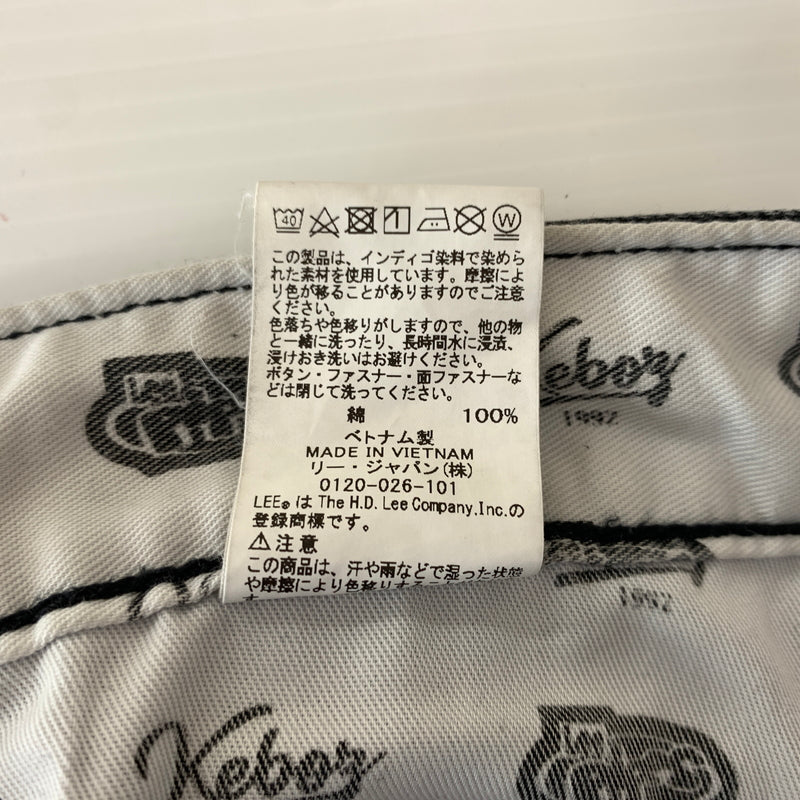 【中古品】【メンズ】 Lee Pipes リー・パイプス × KEBOZ ケボズ 別注 コラボ BAGGY DENIM PANTS LB0438 バギー デニムパンツ ボトムス ワイドパンツ 153-260720-ko-10-tei サイズ：L カラー：ブラック 万代Net店