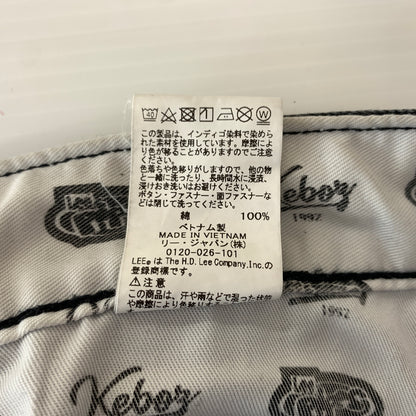 【中古品】【メンズ】 Lee Pipes リー・パイプス × KEBOZ ケボズ 別注 コラボ BAGGY DENIM PANTS LB0438 バギー デニムパンツ ボトムス ワイドパンツ 153-260720-ko-10-tei サイズ：L カラー：ブラック 万代Net店