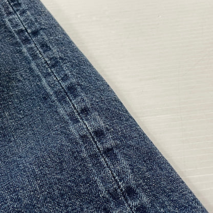 【中古品】【メンズ】 GOLD ゴールド RECYCLED WASTE SUVIN COTTON YARN 14OZ DENIM 5POCKET WIDE PANTS GL42579H リサイクルド ウェスト スヴィンコットン ヤーン ボトムス ジーンズ デニム 156-260719-sa-08-tei サイズ：L カラー：インディゴ 万代Net店