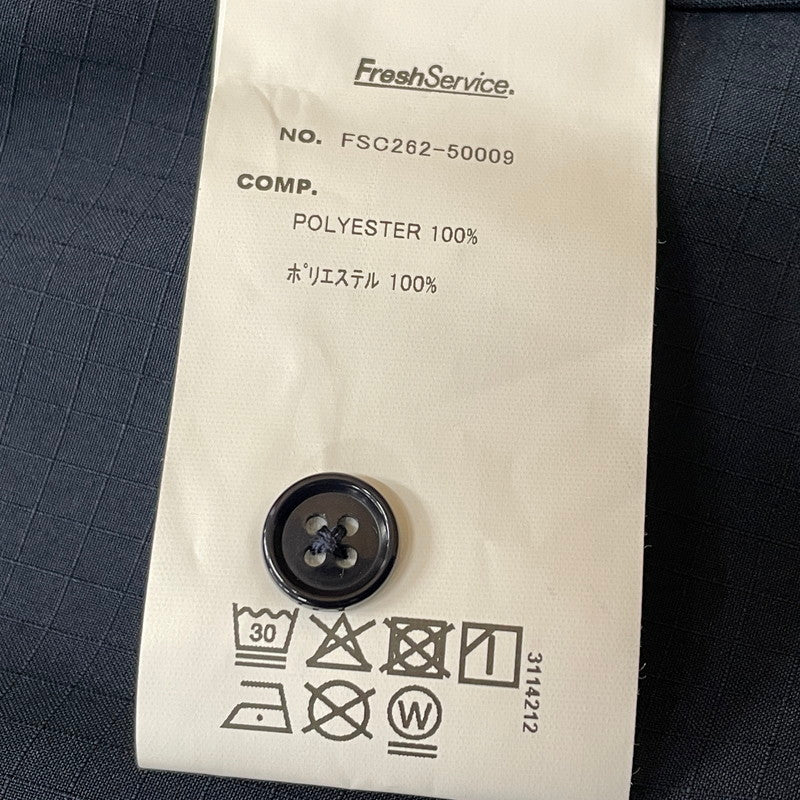 【中古品】【メンズ】 FRESH SERVICE フレッシュ サービス 26SS COOLFIBERR RIPSTOP FIELD POCKET S/S SHIRT FSC262-50009 2026年春夏 クールファイバー リップストップ フィールド ポケット シャツ 半袖 140-260719-sa-07-tei サイズ：M カラー：ネイビー 万代Net店