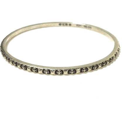 【中古品】【メンズ】 CHROME HEARTS クロムハーツ BNGL TFP トゥルー ファッキン パンク ブレスレット アクセサリー バングル 925 190-261027-ko-01-teih カラー：シルバー 万代Net店