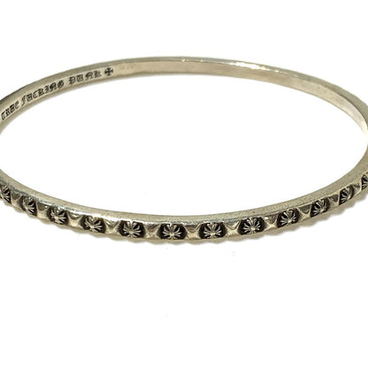 【中古品】【メンズ】 CHROME HEARTS クロムハーツ BNGL TFP トゥルー ファッキン パンク ブレスレット アクセサリー バングル 925 190-261027-ko-01-teih カラー：シルバー 万代Net店