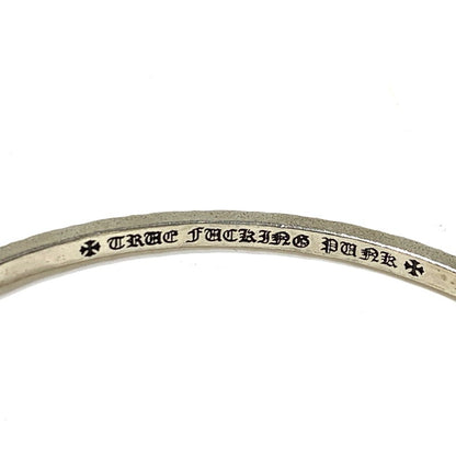 【中古品】【メンズ】 CHROME HEARTS クロムハーツ BNGL TFP トゥルー ファッキン パンク ブレスレット アクセサリー バングル 925 190-261027-ko-01-teih カラー：シルバー 万代Net店