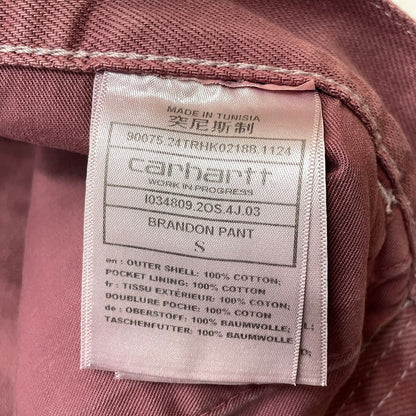 【中古品】【メンズ】 CARHARTT カーハート BRANDON PANT ブランドン パンツ ボトムス 156-260719-sa-02-tei サイズ：S カラー：ピンク 万代Net店