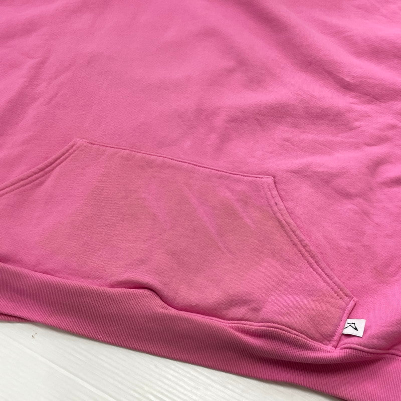 【現状渡し品】【メンズ】 AKIMBO CLUB アキンボ クラブ BOX SIRUETTO HOODIE ボックス シルエット フーディ トップス プルオーバーパーカー 142-260719-sa-03-tei サイズ：XL カラー：ピンク 万代Net店