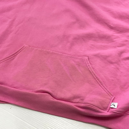 【現状渡し品】【メンズ】 AKIMBO CLUB アキンボ クラブ BOX SIRUETTO HOODIE ボックス シルエット フーディ トップス プルオーバーパーカー 142-260719-sa-03-tei サイズ：XL カラー：ピンク 万代Net店