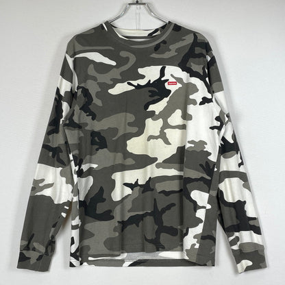 【現状渡し品】【メンズ】 SUPREME シュプリーム 25SS SMALL BOX L/S TEE ”SNOW CAMO” 2025年春夏 スモール ボックス ロングスリーブ Tシャツ 長袖 トップス 149-260719-sa-09-tei サイズ：S カラー：総柄 万代Net店