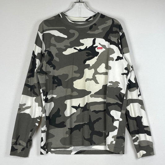 【現状渡し品】【メンズ】 SUPREME シュプリーム 25SS SMALL BOX L/S TEE ”SNOW CAMO” 2025年春夏 スモール ボックス ロングスリーブ Tシャツ 長袖 トップス 149-260719-sa-09-tei サイズ：S カラー：総柄 万代Net店