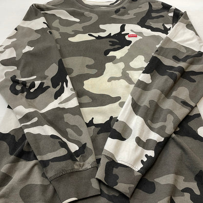 【現状渡し品】【メンズ】 SUPREME シュプリーム 25SS SMALL BOX L/S TEE ”SNOW CAMO” 2025年春夏 スモール ボックス ロングスリーブ Tシャツ 長袖 トップス 149-260719-sa-09-tei サイズ：S カラー：総柄 万代Net店