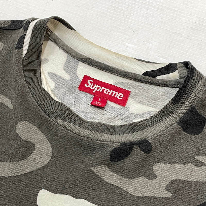 【現状渡し品】【メンズ】 SUPREME シュプリーム 25SS SMALL BOX L/S TEE ”SNOW CAMO” 2025年春夏 スモール ボックス ロングスリーブ Tシャツ 長袖 トップス 149-260719-sa-09-tei サイズ：S カラー：総柄 万代Net店