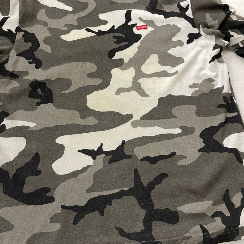 【現状渡し品】【メンズ】 SUPREME シュプリーム 25SS SMALL BOX L/S TEE ”SNOW CAMO” 2025年春夏 スモール ボックス ロングスリーブ Tシャツ 長袖 トップス 149-260719-sa-09-tei サイズ：S カラー：総柄 万代Net店