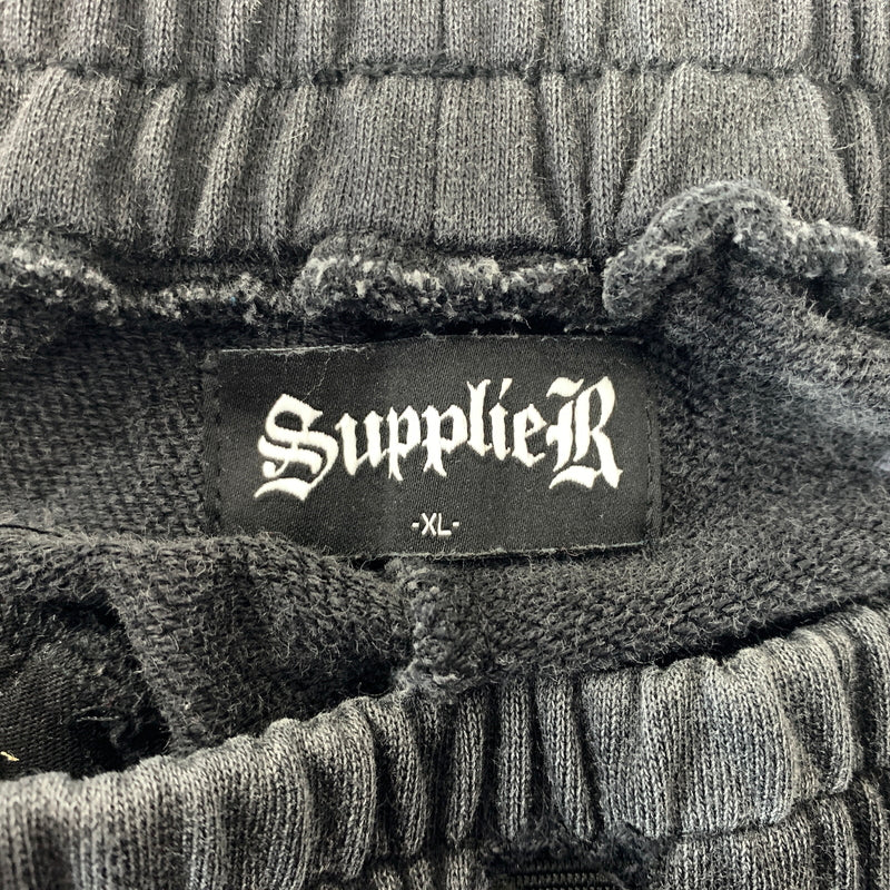 【現状渡し品】【メンズ】 SUPPLIER サプライヤー TRIBAL SIDELINE SWEAT PANT トライバル サイドライン スウェット パンツ ボトムス 153-260720-ko-31-tei サイズ：XL カラー：ブラック 万代Net店