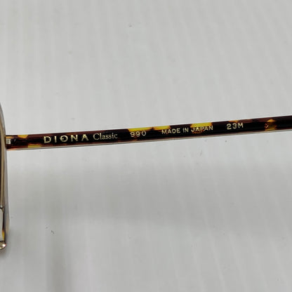 【中古品】【メンズ】 DIGNA Classic ディグナ クラシック SUNGLASS 990 サングラス アイウェア メガネ 203-260723-ko-13-tei サイズ：43□24-140 カラー：ゴールド系 万代Net店