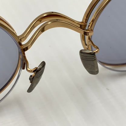 【中古品】【メンズ】 DIGNA Classic ディグナ クラシック SUNGLASS 990 サングラス アイウェア メガネ 203-260723-ko-13-tei サイズ：43□24-140 カラー：ゴールド系 万代Net店