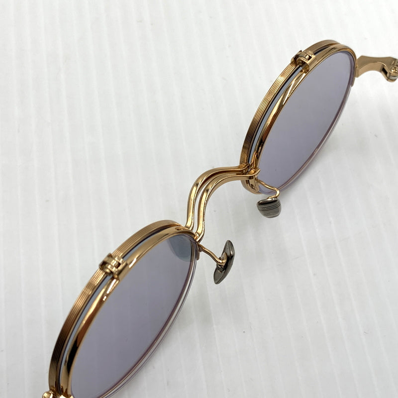 【中古品】【メンズ】 DIGNA Classic ディグナ クラシック SUNGLASS 990 サングラス アイウェア メガネ 203-260723-ko-13-tei サイズ：43□24-140 カラー：ゴールド系 万代Net店