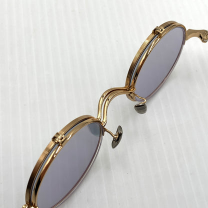 【中古品】【メンズ】 DIGNA Classic ディグナ クラシック SUNGLASS 990 サングラス アイウェア メガネ 203-260723-ko-13-tei サイズ：43□24-140 カラー：ゴールド系 万代Net店