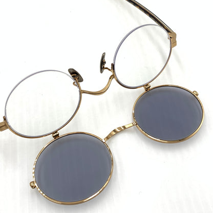 【中古品】【メンズ】 DIGNA Classic ディグナ クラシック SUNGLASS 990 サングラス アイウェア メガネ 203-260723-ko-13-tei サイズ：43□24-140 カラー：ゴールド系 万代Net店