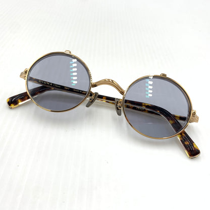 【中古品】【メンズ】 DIGNA Classic ディグナ クラシック SUNGLASS 990 サングラス アイウェア メガネ 203-260723-ko-13-tei サイズ：43□24-140 カラー：ゴールド系 万代Net店