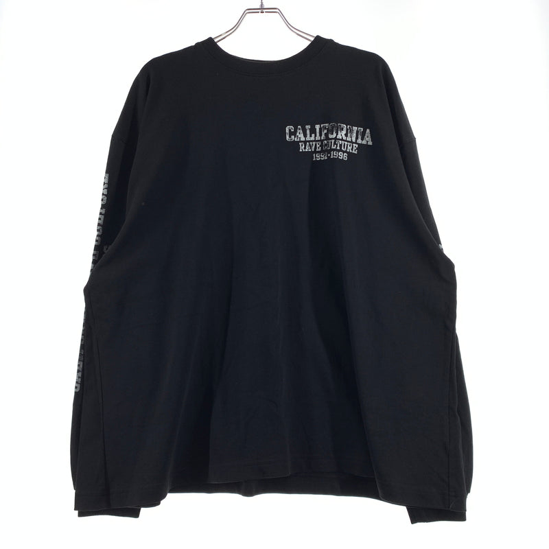 【中古品】【メンズ】 WILLY CHAVARRIA ウィリー チャバリア CALIFORNIA L/S TEE カリフォルニア ロングスリーブ Tシャツ 長袖 トップス 142-260720-ko-37-tei サイズ：S カラー：ブラック 万代Net店