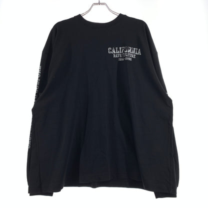【中古品】【メンズ】 WILLY CHAVARRIA ウィリー チャバリア CALIFORNIA L/S TEE カリフォルニア ロングスリーブ Tシャツ 長袖 トップス 142-260720-ko-37-tei サイズ：S カラー：ブラック 万代Net店