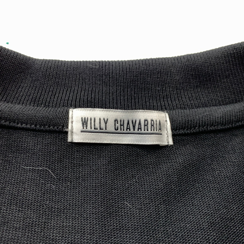 【中古品】【メンズ】 Willy Chavarria ウィリー・チャバリア S/S BUFFALO TEE ショートスリーブ バッファロー Tシャツ 半袖 トップス 140-260808-ko-12-tei サイズ：M カラー：ブラック 万代Net店