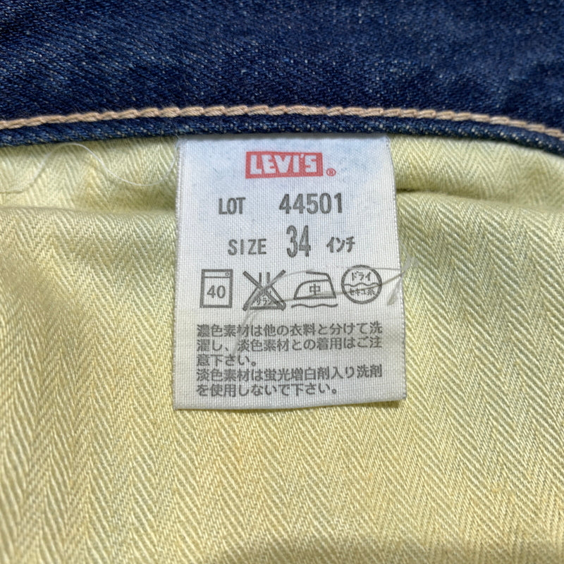 【現状渡し品】【メンズ】 Levi's リーバイス S501XX DENIM PANTS 44501-0030 デニムパンツ ボトムス ジーンズ 大戦モデル 復刻 156-260720-ko-24-tei サイズ：34 カラー：インディゴ 万代Net店
