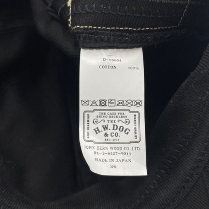 【中古品】【メンズ】 THE H.W.DOG & CO. エイチダブリュードッグアンドコー TRACKER CAP D-00004 トラッカー キャップ 帽子 ワークマンキャップ 185-260809-ko-02-tei カラー：ブラック 万代Net店