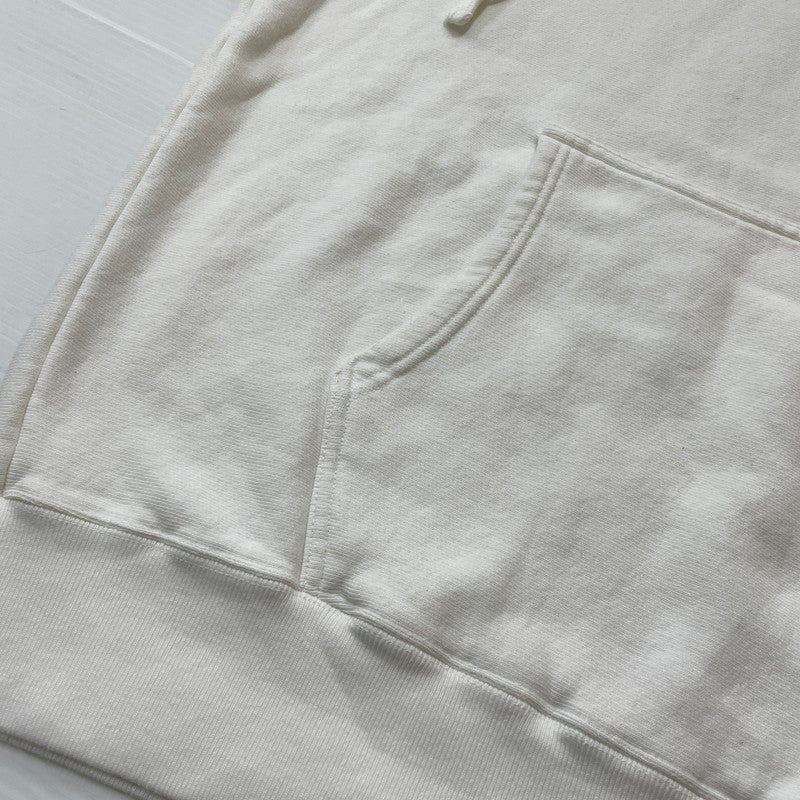 【中古品】【メンズ】 STUSSY ステューシー SEOUL LOGO HOODIE 392380 ロゴ フーディ 長袖 トップス プルオーバーパーカー 142-260720-sa-30-tei サイズ：L カラー：ホワイト系 万代Net店