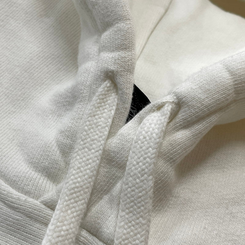 【中古品】【メンズ】 STUSSY ステューシー SEOUL LOGO HOODIE 392380 ロゴ フーディ 長袖 トップス プルオーバーパーカー 142-260720-sa-30-tei サイズ：L カラー：ホワイト系 万代Net店