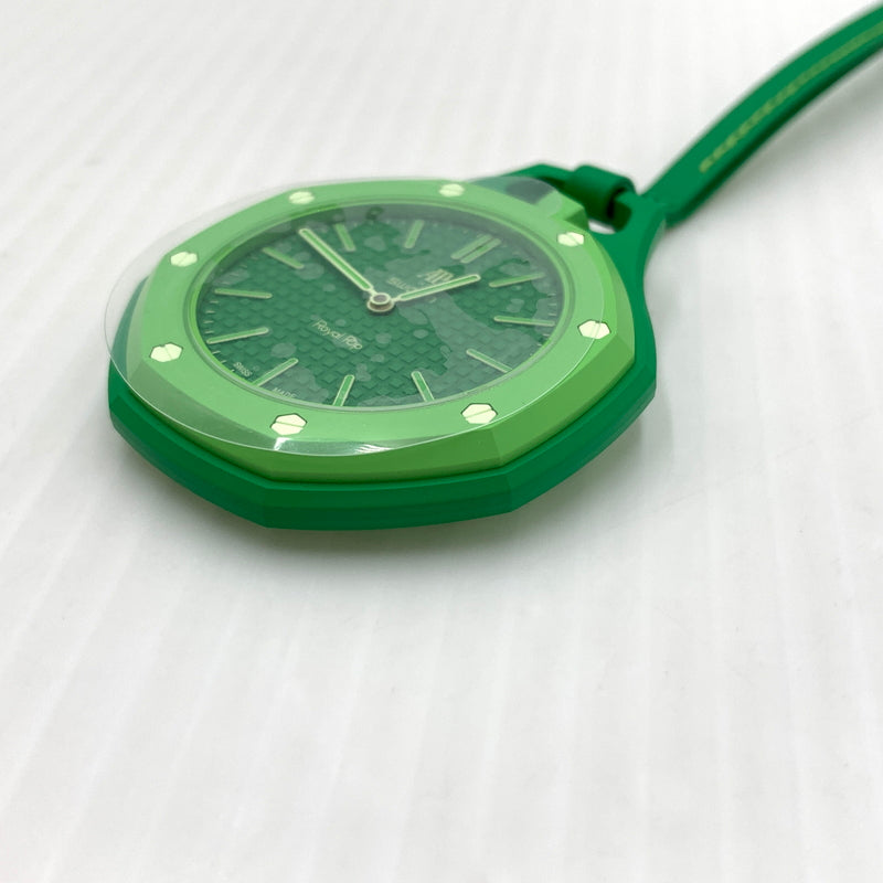 【中古品】【メンズ/レディース】 Swatch スウォッチ ×Audemars Piguet オーデマ・ピゲ 別注 コラボ ROYAL POP GREEN EIGHT ロイヤル ポップ グリーン エイト 時計 アクセサリー 197-260724-ko-01-tei カラー：グリーン 万代Net店