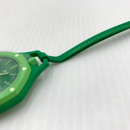【中古品】【メンズ/レディース】 Swatch スウォッチ ×Audemars Piguet オーデマ・ピゲ 別注 コラボ ROYAL POP GREEN EIGHT ロイヤル ポップ グリーン エイト 時計 アクセサリー 197-260724-ko-01-tei カラー：グリーン 万代Net店