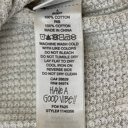 【中古品】【メンズ】 STUSSY ステューシー BASIC STUSSY THERMAL 1140356 ベーシック ステューシー サーマル 長袖 トップス　 142-260721-sa-17-tei サイズ：L カラー：カモ柄 万代Net店