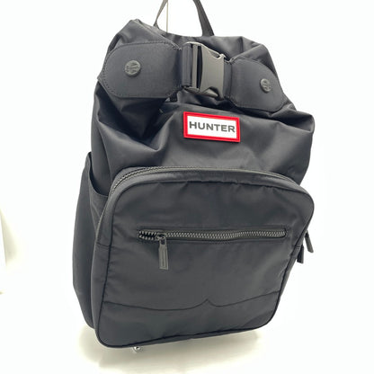 【中古美品】【レディース】 HUNTER ハンター ナイロン リュック バックパック カバン 188-260809-nm-56-tei カラー：ブラック 万代Net店
