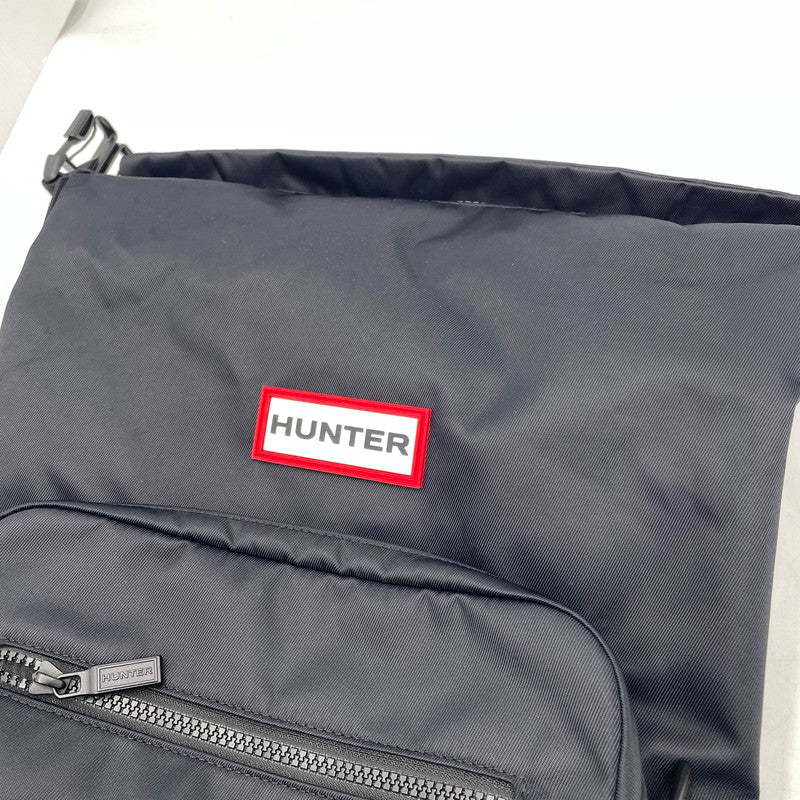 【中古美品】【レディース】 HUNTER ハンター ナイロン リュック バックパック カバン 188-260809-nm-56-tei カラー：ブラック 万代Net店
