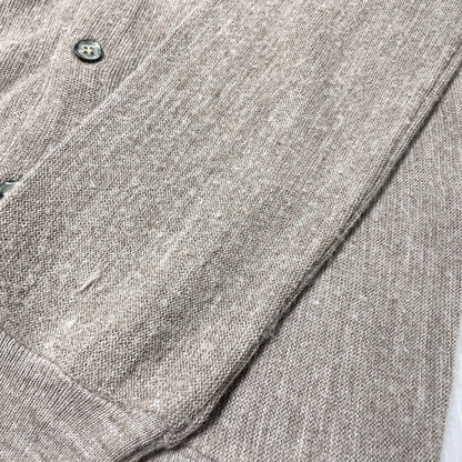 【中古品】【メンズ】 IZOD LACOSTE アイゾッド ラコステ 90's ACRYLIC KNIT CARDIGAN 90年代 アクリル ニット カーディガン 長袖 トップス 145-260828-yo-03-teih サイズ：不明 カラー：ベージュ系 万代Net店